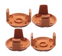 FUANA 4 tapas de repuesto para recortadora de cuerdas WORX WA0010 WG150 WG151 WG152 WG153 WG154 diámetro plástico 56,5 mm altura 31,5 mm (1 juego)