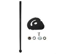 FUANA Conjunto de eje de barra de dirección con kit de bujes para Craftsman para cortacéspedes Troy 738-0919B 617-04094