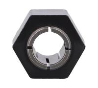 FUANA Pinza de enrutador de 12 mm y 12,7 mm compatible con DW616 DW618 DW621K y Bosch 1617EVS, accesorio de repuesto de metal duradero, negro, 1 pieza de 12 mm