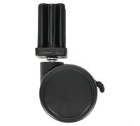FUANA Rueda de repuesto para parrilla de barbacoa Weber para genesis 1000-5000 y para cumbre, rueda de bloqueo con inserto, reemplaza 6414 306414, rodamiento suave (1)