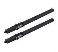 FUANA Tubo de extensión para limpiador a vapor KARCHER de 0,5 metros, botón negro y gris, compatible con varios modelos para una limpieza mejorada para ACCESS (paquete de 2)