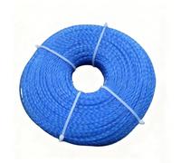 FUBESK 450 g para línea de recortadora de césped trenzado resistente de nailon de repuesto para jardín para 20, 24, 27, 30 para rollo azul (2,4 mm)