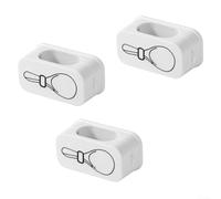 FUBESK Clip de pared para utensilios de cocina, 3 piezas para cucharas de | Para una solución de almacenamiento versátil, sostiene herramientas de cables, encimeras de ordenación
