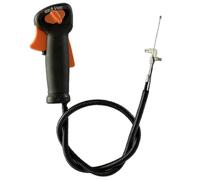 FUBESK Interruptor de mango de cable de gatillo del acelerador Fs75 Fs80 Fs85, para pieza de repuesto original 4137-180-1109, instala el control de nailon ABS