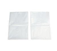 FUBESK Paquete de 2 fundas transparentes para protección de plantas, polietileno grueso térmico para película aislante de jardinería de invierno, impermeable, frutas, verduras, flores, 60 x 80 cm y 80