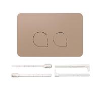 FUBESK Placa de descarga doble para cisternas Geberit Series Up300 Up320, diseño minimalista, accesorios de aspiradora blanca, piezas de repuesto, accesorios de aspiradora robot