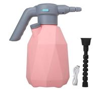FUBESK Regadera eléctrica para lata, pulverizador recargable de plantas de 2 L con boquilla ajustable, botella de spray de niebla de un solo botón, para jardín, plantas de interior y refrigeración de