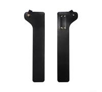 Fuego para pinzas Cubierta protectora para pu Cuero 31x9cm Caso para herramientas de barbacoa - Soporte portátil para cocinar al aire libre (negro)