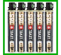 Fuel Cell RM165 - Cartucho de gas de repuesto para clavadora, 165 mm, anillo verde, gas para todo el año, 80 ml, 40 g, diámetro 32 mm, 5 unidades