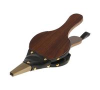 Fuelle para chimenea, herramienta de chimenea de fuelle de madera - Soplador de chimenea con correa de suspensión, boquilla de metal, herramienta perfecta para chimenea, chimenea, estufa de leña