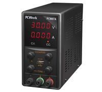Fuente alimentacion digital laboratorio 0-30vdc 0-5amp pcwork pcw07a