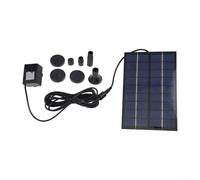 Fuente de agua solar, solar flotante 2.8W para estanques,