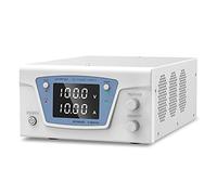 Fuente de alimentación conmutada CC 0-100V/0-10A, fuente de alimentación regulada variable, fuente de alimentación de laboratorio con botón de salida, pantalla digital LED de 4 dígitos con alta
