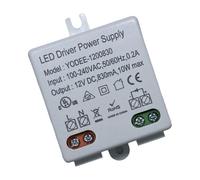 Fuente de alimentación LED voltaje constante DC12V10W fuente conducción CA a CC salida tamaño pequeño y potencia suficiente