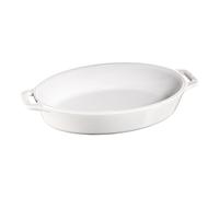 Fuente de horno, 23 cm, blanco, cerámica, Staub