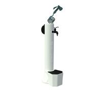 Fuente De Jardín Sined Triton Pro Con Cubo y Manguera Flexible Interior Blanco Pistola Doble Conexión De Agua White XL