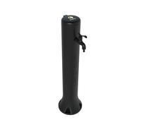 Fuente De Jardín Sined Tritone En Hdpe Con Disposición Para Enchufes Rápidos Negra Altura 100 Cm Fabricada En Hdpe Black XL