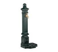 Fuente de pie en verde - (An)28 x (Al)80 x (Pr)32 cm