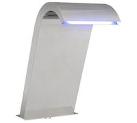 Fuente De Piscina Plateado 47 X 31 X 60 Cm Acero Inoxidable Vidaxl
