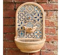 Fuente Exterior Solar Smart Garden Mosaico Aragon Para Pared