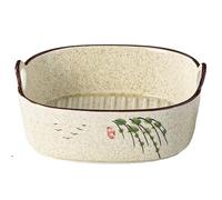 Fuente pequeña de cerámica,Bandejas Horno,Fuente para Horno,con asas de cerámica, pequeño horno para lasaña,Postres, Cocina, tiramisú, molde para hornear