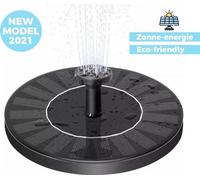 Fuente solar, alimentada por energía solar. Adorno de agua. Boquilla combinada de rociado. Estanque. Bañera para pájaros