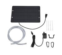 Fuente Solar Con Panel, Bomba De Agua Con Panel USB De 6 V Y 10 W Para Baño De Pájaros, Kit De Panel Solar, Juego De Bomba De Fuente De Agua Solar Para Estanque Pequeño Al Aire Libre, Jardín De Patio