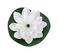 Fuente Solar Flotante de Loto de Plástico Blanco 7v 1, 2w