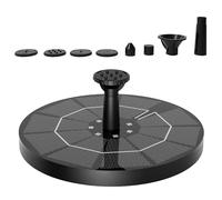 Fuente Solar para Baño de Batería 1500mAh | Fuente de alimentación solar para jardín, estanque, estanque, acuario exterior