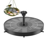 Fuente Solar para Baño de Pájaros | Bomba con Limpiador | Fuente de Agua Solar,para Patio, Jardín, Terraza, Piscina, Estanque, Decoración Exterior