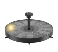 Fuente Solar para Bebederos de Pájaros - Bomba con Limpiador | Fuente de Agua Solar para Pájaros,para Estanque, Jardín, Césped, Patio, Terraza, Balcón, Decoración de Exteriores