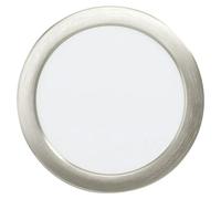 Fueva 6 Downlight empotrable LED redondo (10 W, Ø x Al: 16,6 x 3,1 cm, Níquel, 2.700 K - 6.500 K, IP20)