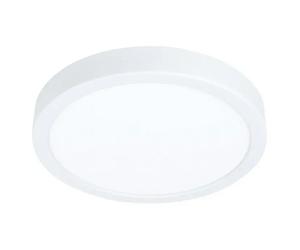 Fueva 6 Downlight empotrable LED redondo (11,5 W, Ø x Al: 21 x 2 cm, Blanco, Blanco cálido)
