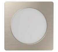 Fueva 6 Downlight LED empotrable (6 W, 11,7 x 11,7 x 3,1 cm, Níquel, 2.700 K - 6.500 K, IP20)
