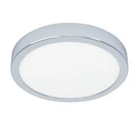 Fueva 6 Plafón LED (11,5 W, Cromo, Blanco cálido)