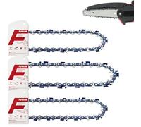 FuGuiB 6 Pulgadas Cadena Motosierra, 1/4"LP 1,1 mm 36 Eslabones 15cm, 3Pcs