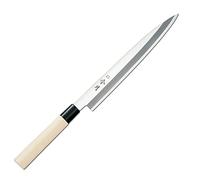 FUJICUTLERYCORPORATION Cuchillo Japonés Yanagiba Reigetsu Sashimi Sushi Cuchillos Japón para Cocinar Pescado en Acero Inoxidable Molibdeno Vanadio (24 cm)