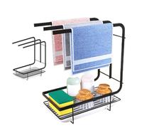 Fulenyi Organizador para Fregadero de Cocina, Carrito para Fregadero de Cocina,Soporte para toallitas de Esponja - Soporte para Esponja, Organizador de baño, encimera, Montaje en Pared, Estante para