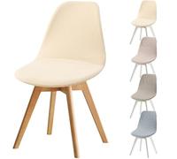 Fuloon Fundas para Sillas, Pack de 4 Fundas Sillas de Comedor Ajustables,Suave y Confortable Funda Protectoras para Silla Elasticas Lavables