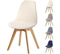 Fuloon Fundas para Sillas, Pack de 6 Fundas Sillas de Comedor Ajustables,Suave y Confortable Funda Protectoras para Silla Elasticas Lavables