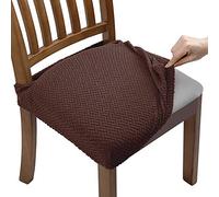 Fuloon Fundas Sillas Comedor, Fundas Sillas Ajustables,Pack de 4 Fundas Protectoras para Sillas Elasticas,Funda Asiento Silla Lavables para Comedor