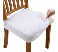Fuloon Fundas Sillas Comedor, Fundas Sillas Ajustables,Pack de 4 Fundas Protectoras para Sillas Elasticas,Funda Asiento Silla Lavables para Comedor