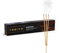Fumino® Ajenjo Incienso Fresco Hecho a Mano 14 Varillas por Caja (15g) Fragancia de Humo Masala Agarbatti Joss para la Relajación, Meditación, Antiestrés - Decoración de Hogar