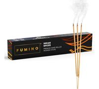 Fumino® Especias Indias Incienso Fresco Hecho a Mano 14 Varillas por Caja (15g) Fragancia de Humo Masala Agarbatti Joss para la Relajación, Meditación, Antiestrés - Decoración de Hogar
