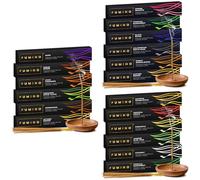 Fumino Incienso Varillas -Paquete múltiple 18 Cajas con 252 Varillas Masala Agarbatti Naturales para Relajación y Meditación (90 g)