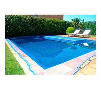 Fun & Go Malla para piscina Leaf Pool Cover 81040 – Multicolor 7x11 m, protección hojas e insectos