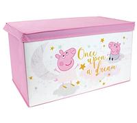 FUN HOUSE 713498 PEPPA PIG Baúl de juguete plegable 55,5 x 34,5 x 34 cm para niños