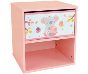 Fun House CALLY MIMI KOALA Mesita de noche con cajón ± 36 x 33 x 30 cm para niños