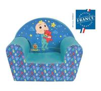 Fun House 713621 COCOMELON JJ Sillón Club Origen Francia Garantía para niño L.52 x 33 x 42 cm, Azul, S
