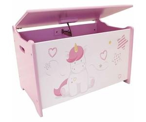 Fun House Cofre de Juguete de Madera Unicornio para Niñas